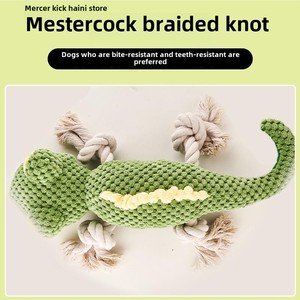 Çevre dostu dört bacaklı yılan köpek oyuncak peluş kertenkele ses özelliği ile köpek sahipleri için interaktif hareket Pet ürünleri - Product Image 4