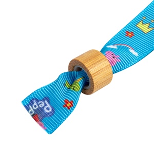 Lider teknoloji Polyester tam plaka baskı çip kodlama 13.56Mhz Mifare RFID dokuma bileklik RFID sert PVC etiketi - Product Image 4