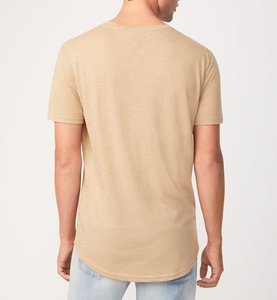 Özel yüksek kalite 6.5 oz adam Tee gömlek toptan ekran baskı düz kavisli Hem erkekler için <span class=keywords><strong>70</strong></span> bambu 30 organik pamuk T Shirt