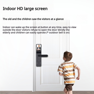 New tuya Wifi lổ nhìn trộm vân tay mật khẩu khóa thông minh từ xa Video màn hình cao Thẻ điện tử máy ảnh kỹ thuật số khóa thông minh - Product Image 5