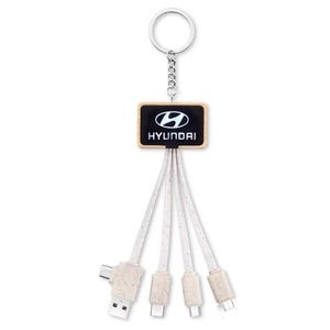 Buğday samanı ve <span class=keywords><strong>PVC</strong></span> 4-in-1 çok fonksiyonlu 60w hızlı şarj ile özel LED logo