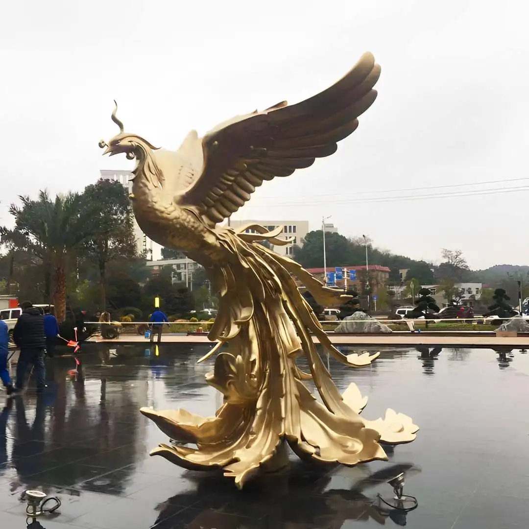 Fabrik Panik Kauf Neuankömmlinge Bronze Statue Lebensgroße Skulptur Bronze Eagle