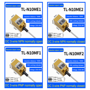 TL-N10ME1 Inductive <strong>Proximity</strong> <strong>Sensor</strong> 10mm sensing DC NPN PNP TL-N10MF1 TL-N10MY1 TL-N10ME2 TL-N10MF2 TL-N10MY2 TL-N10MD1 TL-N10M - Product Image 4