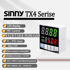 Sinny TX4-L 96*96 Universal <strong>Output</strong> Relay <strong>SSR</strong> Input Pt100 LED Digital Thermostat <strong>Pid</strong> <strong>Temperature</strong> <strong>Controller</strong> - Product Image 2