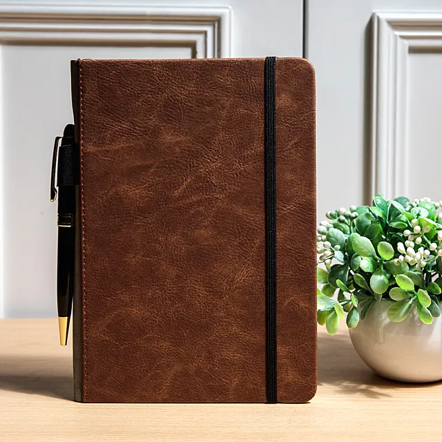 Giari in pelle stampa custom notebook di lusso con taccuini di carta tascabile per la vendita