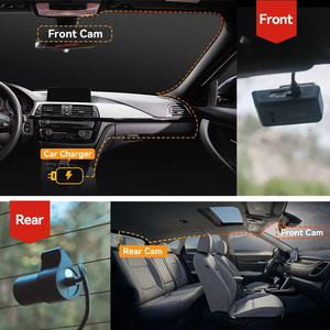 Dddpai X5 Pro Dash Cam Dual Car Máy Ảnh Ghi Mx415 4K 2160P GPS Theo Dõi 360 Xoay Wifi DVR 24H Đậu Xe Bảo Vệ - Product Image 3