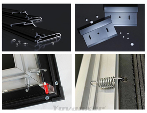 Pantalla de proyección de cristal gris 200 pulgadas ALR 8K 3D marco fijo de rechazo de luz ambiental para cortina de proyección de oficina de cine en casa - Product Image 6