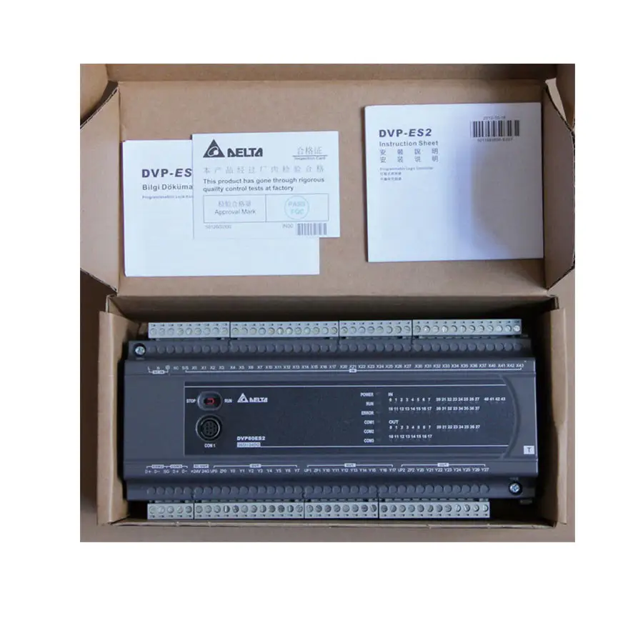 Penjualan panas otomatis industri modul I/O Delta Digital 16 DO Controllers pengontrol logika yang dapat diprogram PLC