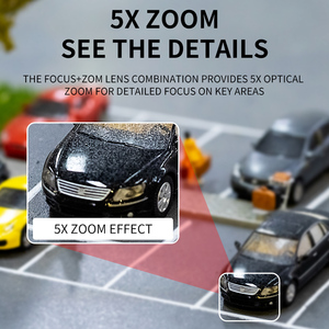 <strong>2MP</strong> Optical Zoom <strong>IP</strong> <strong>Camera</strong> 5x Zoom <strong>2MP</strong> Outdoor POE <strong>Camera</strong> Bullet 2.8-12mm Motorized Lens Dual Light Security <strong>Camera</strong> - Product Image 3