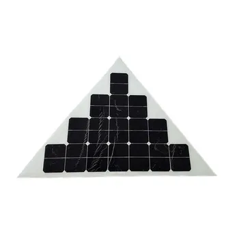 Hiệu quả cao bán linh hoạt panel năng lượng mặt trời tam giác Tùy chỉnh hình dạng cho ô lều