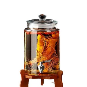 เหยือกแก้วใส่ไวน์พร้อมฝาปิด12L ขวดน้ำภาชนะใส่เครื่องปรุงสำหรับงานปาร์ตี้ในโอกาสต่างๆโลโก้ตามต้องการ - Product Image 2
