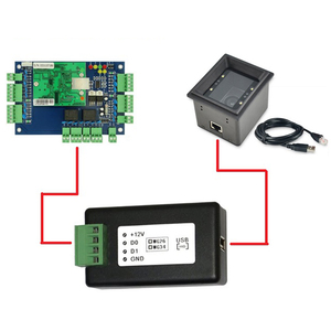 USB-RFID-Kartenleser/QR-Scanner ASCII/Hex-Code-Ausgang Access Controller Signal daten konverter Wiegand 26/OEM anpassbar - Product Image 1