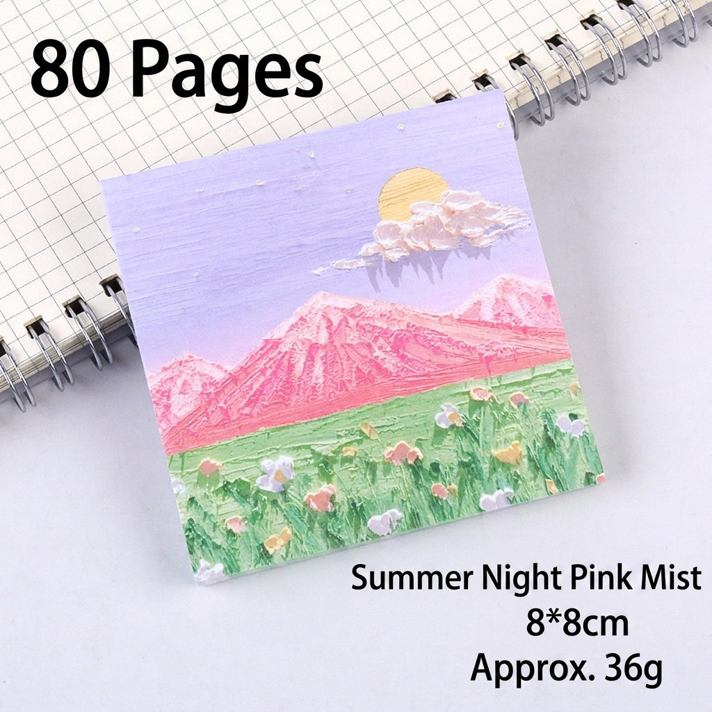Summer night pink-80 sheets/book