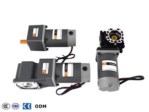 低压高压12v-220v 40w-250w减速器4IK/5IK/6IK DC有刷齿轮电机 - Product Image 5