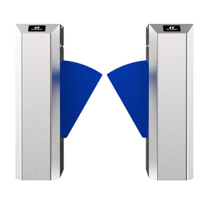 Custom <strong>Entry</strong> and Exit Access Control Management Flap Barrier Gate Turnstile Frp/grp Flap Barrier Gate - Product Image 3
