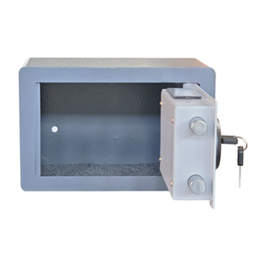Caja fuerte electrónica de acero con código digital y llave para el hogar, hotel, oficina, banco, almacenamiento, tipo seguro - Product Image 2