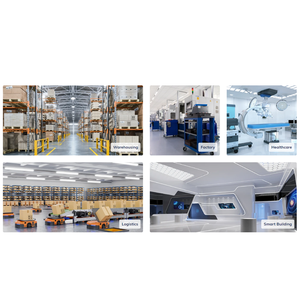 IIoT Ubicación de seguimiento en tiempo real Wifi Bluetooth Ble Lte 4G IoT Gateway para construcción inteligente Logística de almacenamiento de fábrica