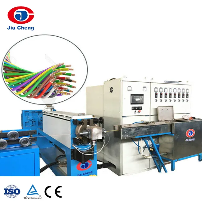 JIACHENG PVC Elektrokabel Kupferdraht Ausrüstung Herstellung Extruder Herstellung Maschinen ausrüstung Produktions linie