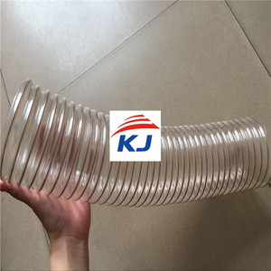 透明聚氨酯管道软管结构强钢丝螺旋可定制切割加工服务机 - Product Image 5
