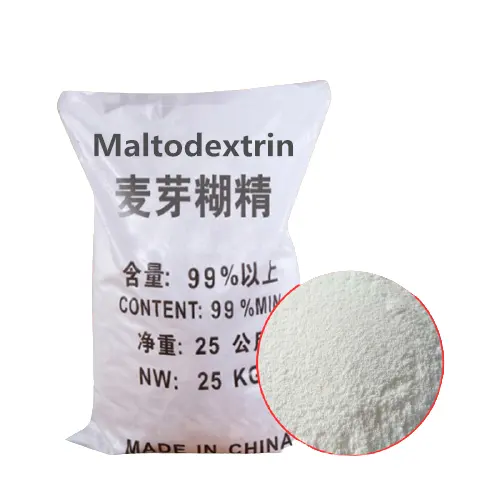 NON GMOトウモロコシmaltodextrin、DE 8-30 maltoデキストリン高品質食品グレード25キロ紙袋トウモロコシmaltodextrin
