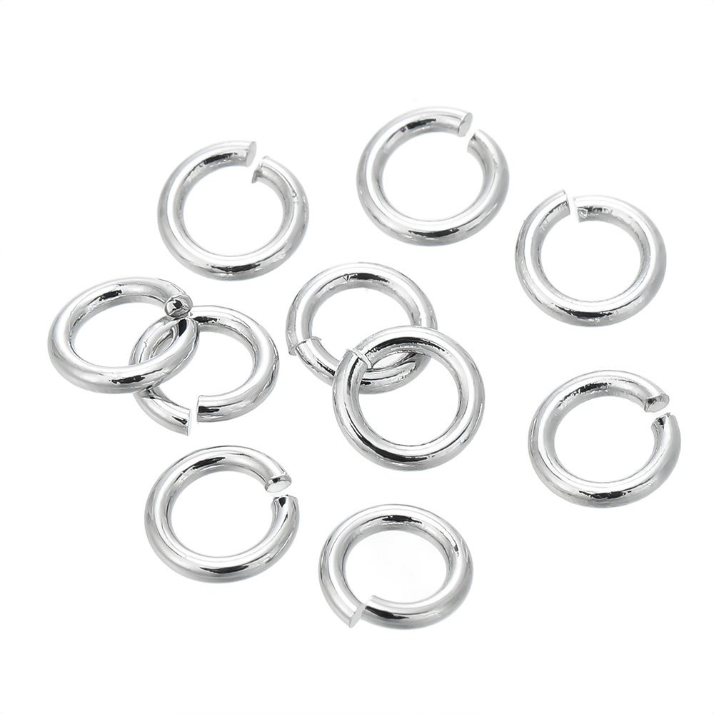 Bague ouverte en or véritable préservant la couleur platine
