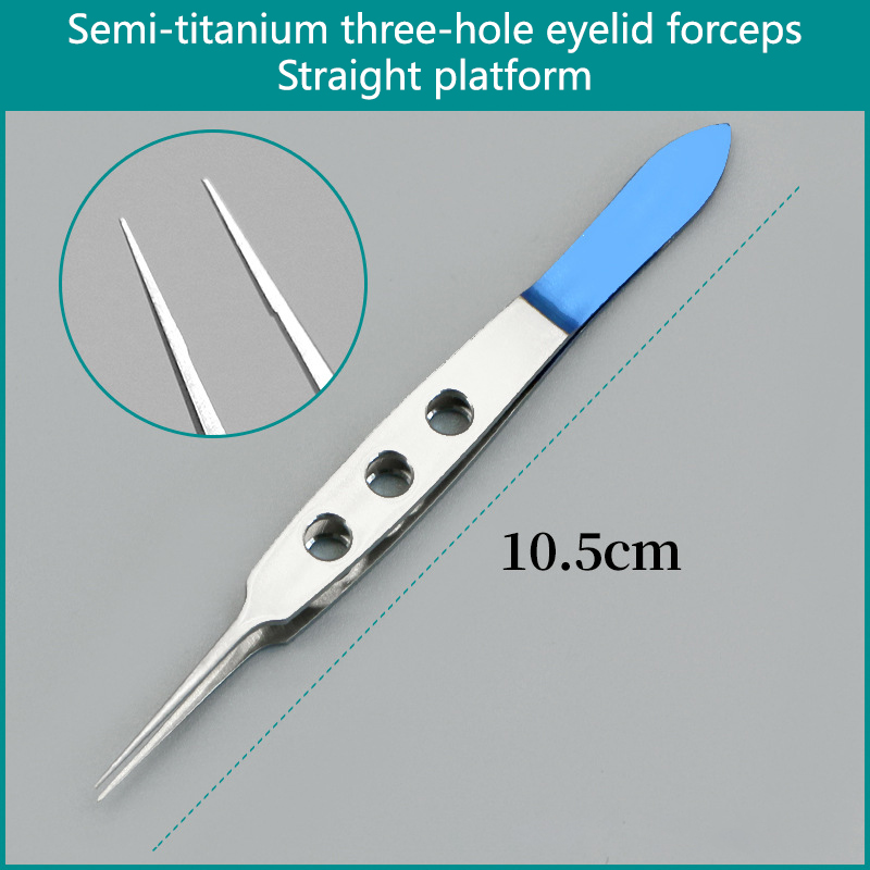 Semi-Titanium Three-Hole - Straight Flat