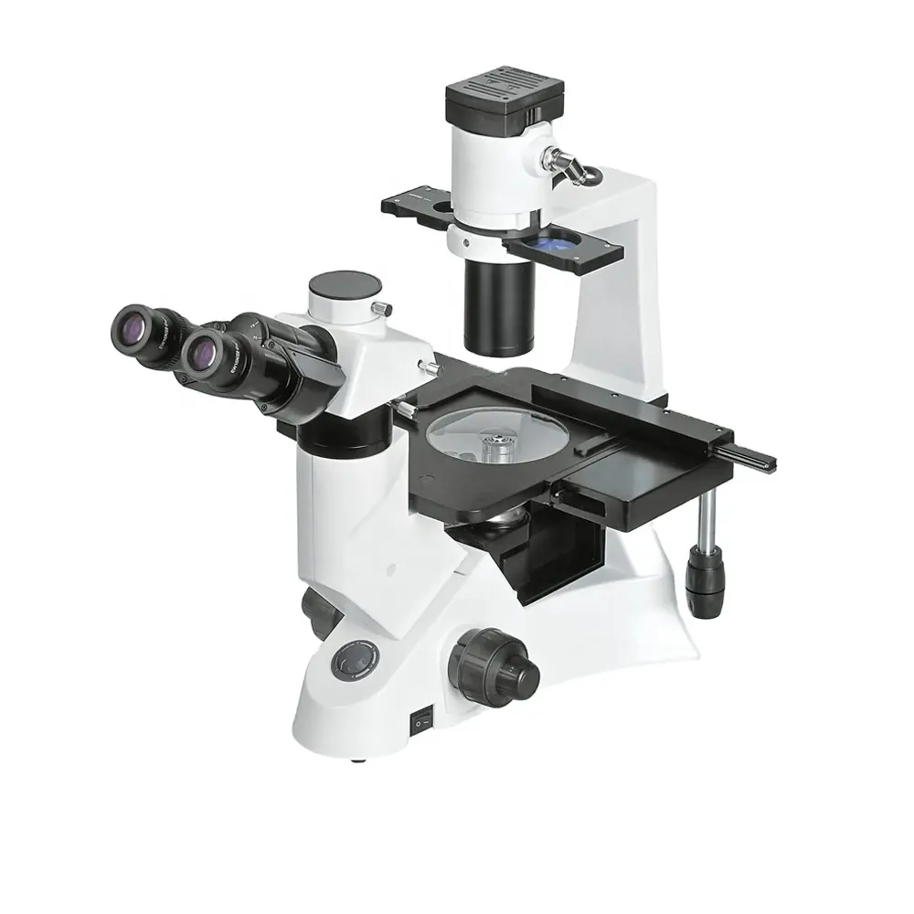 40x-400x à Contraste de Phase Trinoculaire Biologique Microscope Inversé