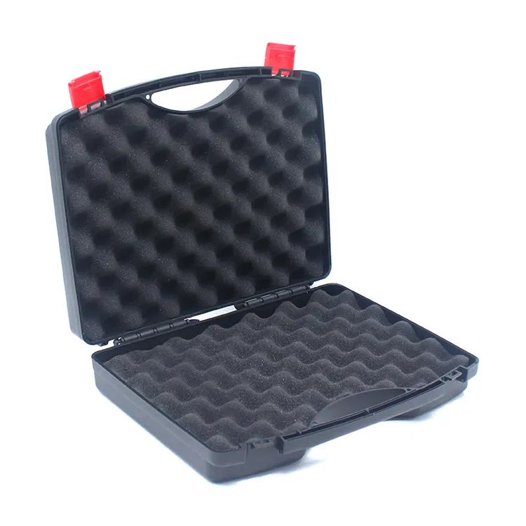 Valise en plastique dur personnalisée OEM /ODM en matériau PP avec mousse antichoc pour équipement intérieur en plastique mallette de transport pour outils