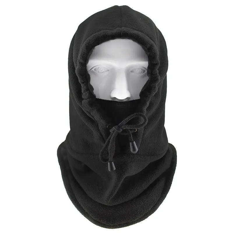 Ready To Ship Hot Sale Warm Winter Balaclava Hoodies Hats Thick Fleece Face Shield Ski Mask Balaclava Hat