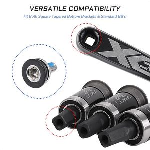 ネジサイクルバイク自転車ボトムブラケットM8ネジMtbロードバイク防水ネジアクセサリーアクスルアレンキークランクアームボルト