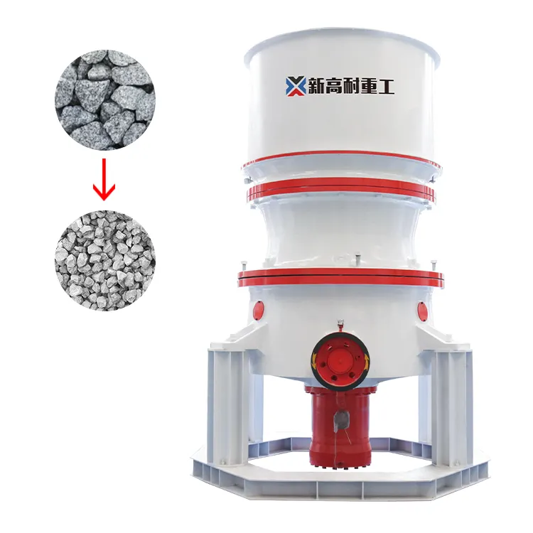 Impianto di prezzo di pietra minerale di ciottoli di fiume aggregato in diverse dimensioni di particelle di scarico accettate frantoio a cono personalizzato