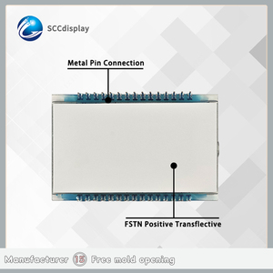 Personalizzabile FSTN Display digitale LCD schermo ampio intervallo di temperatura segmento statico SJXDGN037 modulo per produttore - Product Image 3