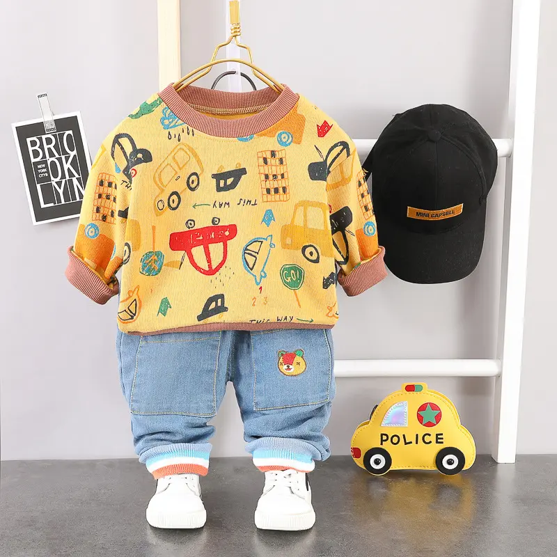 Kids Fashion Clothes Boys Girls Brand Clothes 2-piece Tracksuits Sets For Children Women Fall Winter Wear
