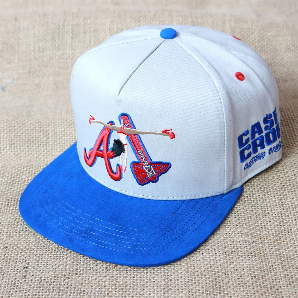 Boné de beisebol de algodão com logotipo personalizado, chapéus snapback com bordado