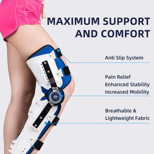 Genouillère personnalisée Oem Genouillère réglable Stabilisateur de genouillère à charnière de fracture pour adultes Soulagement de la douleur au genou - Product Image 3