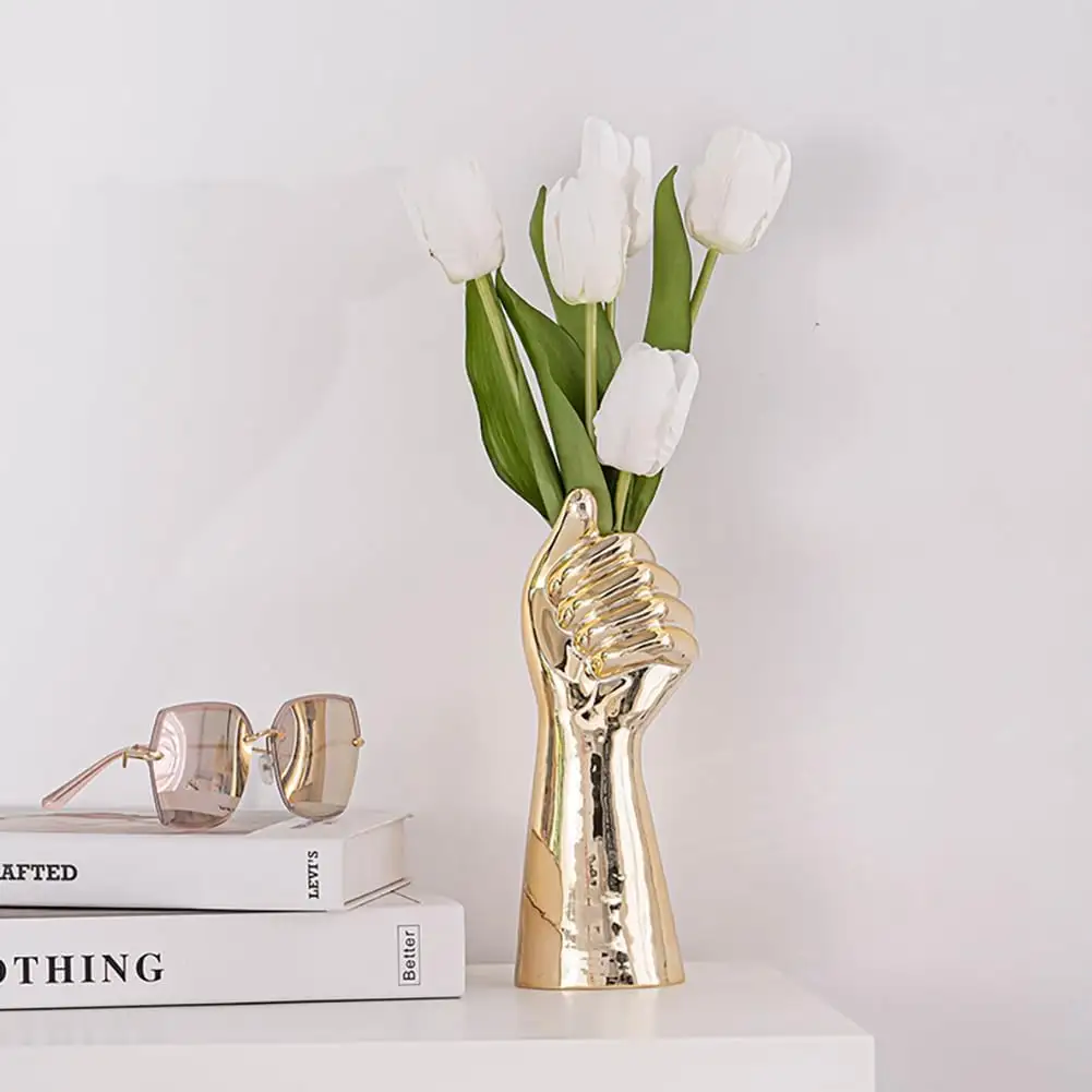 Arte moderna ceramica vaso di fiori, bocciolo a mano per la decorazione, unico tavolo decorativo centrotavola camera da letto cucina soggiorno scrivania da ufficio