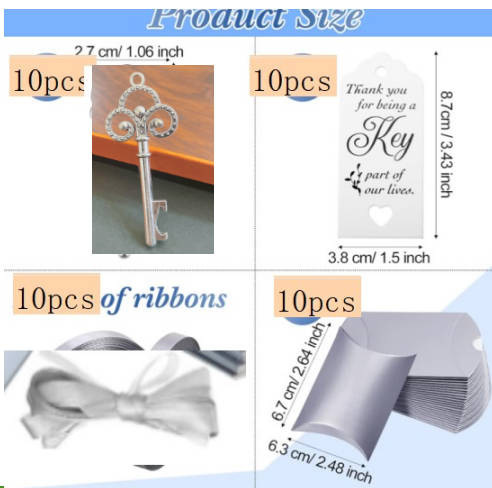 10 pack candy box silver
