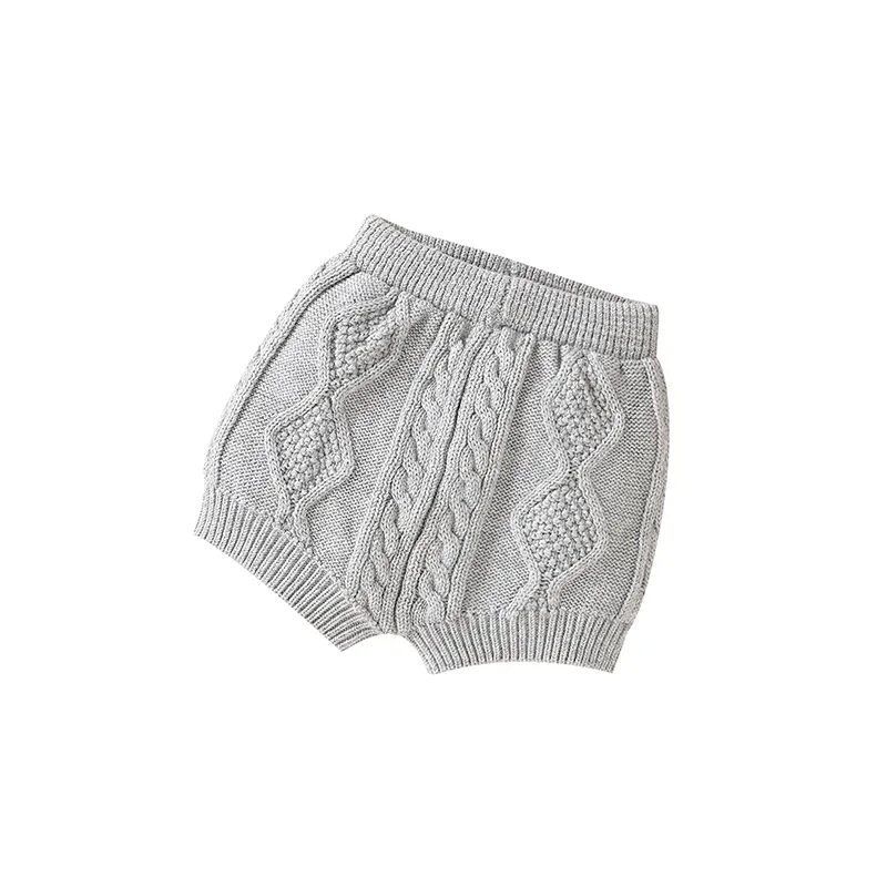Mimixiong ropa Unisex de verano para bebés MOQ bajo pantalones cortos suaves al por mayor ropa de bebé de punto de ganchillo para niña niño ropa bebe