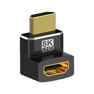 8K para HDMI macho a hembra 270 ° adaptadores para ordenador portátil decodificador TV proyector e interfaz de pantalla de fundición para uso de cámara - Product Image 1
