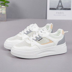 Women's Breathable <strong>Mesh</strong> Sports Shoes Light Weight Thick-Soled All-Season Casual Style for Autumn Summer and Spring