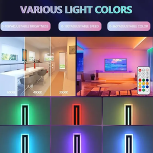 Fitman 110v 220v rgb שינוי צבע שינוי ip65 הוביל אור ליניארי רצועת קיר חיצונית עם שלט רחוק - Product Image 4