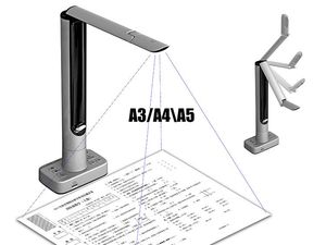 A3 A4 boyutu belgeleri için taşınabilir profesyonel öğretim tarayıcı dijital görselleştirici kamera görsel keskinlik muayene aparatı - Product Image 4