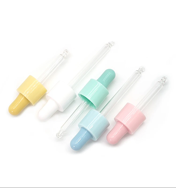 5ml 15ml 30ml Eye Dropper Bottles Flat Shoulder Glass Bottle With Pipette