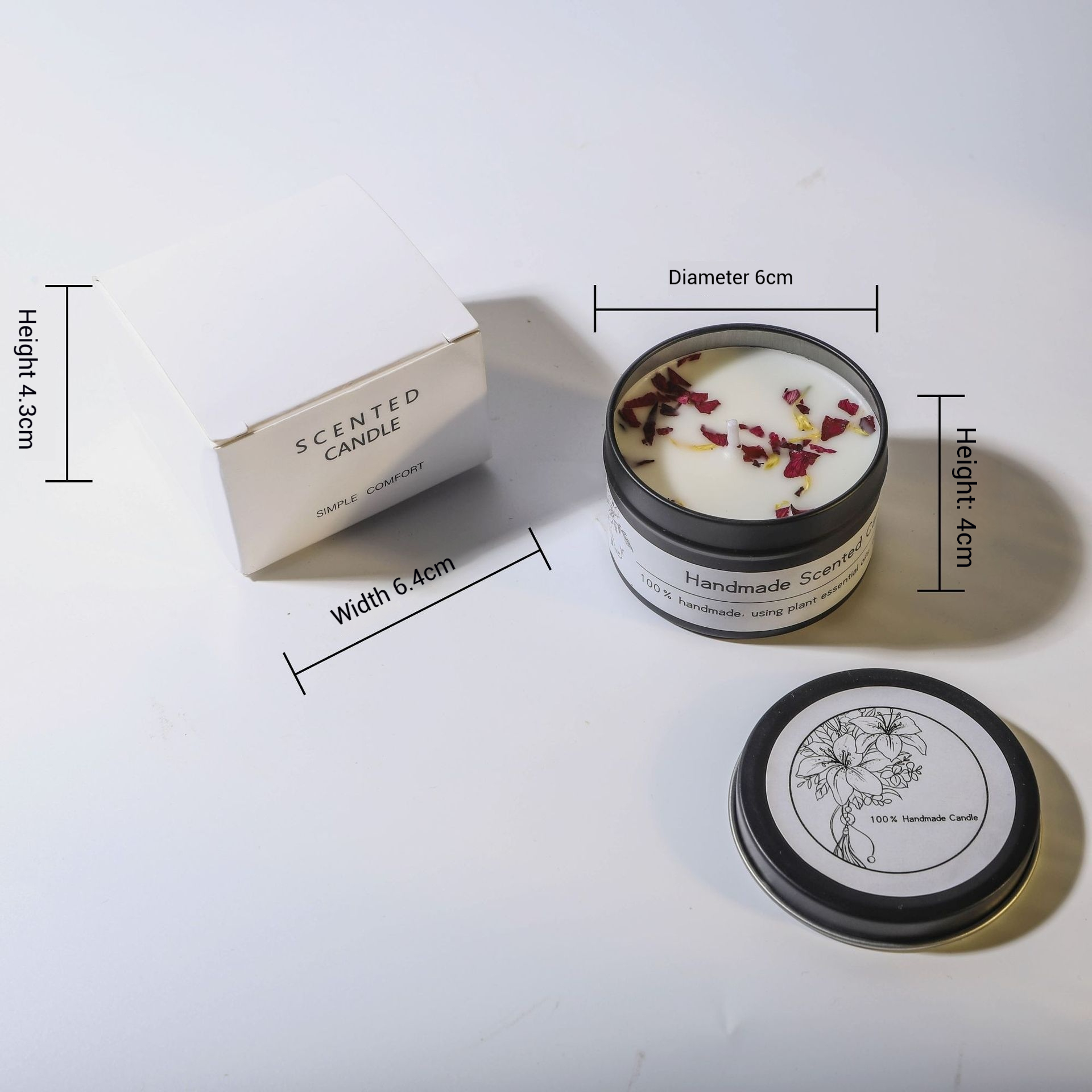 Parfum de lait de coco pot noir
