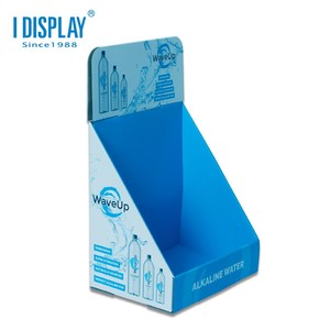 Gran oferta, botella de agua mineral personalizada, diseño OEM, tienda minorista, cartón corrugado, papel, botellas de agua, mostrador, cajas de exhibición - Product Image 1