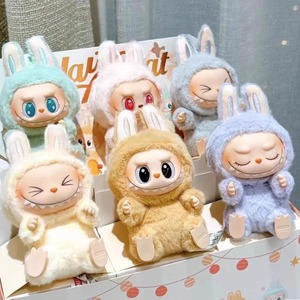 LABUBU 2nd Generation Patriarch Version Macaron Bubble Series Doll PVC Vinyl Face Plush Toy for <strong>Gift</strong> Inspired by Frozen Animals - Product Image 1