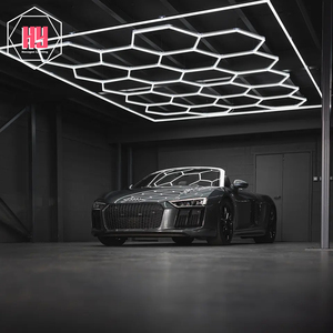 2023 vendita calda officina Garage e sistemi commerciali esagonale Led luce a nido d'ape luci a Led illuminazione dell'officina - Product Image 2