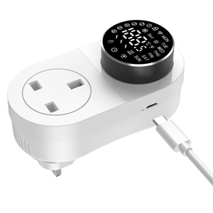 SIXWGH Smart Wi-Fi untuk Plug-in Thermostat 16A layar LED APP/suara pengendali jarak jauh pemanasan pendingin NTC Sensor akuarium rumah - Product Image 6