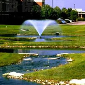 Customized Outdoor Floating Glof Course Water Fountain with Filter - Product Image 5