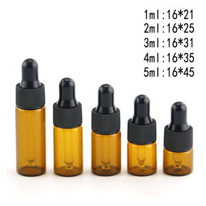 1ml <strong>2ml</strong> 3ml 5ml Custom Printed Mini <strong>Empty</strong> Glass Samples with Pipette Cosmetics Packaging Glass <strong>Dropper</strong> <strong>Bottle</strong> - Product Image 3